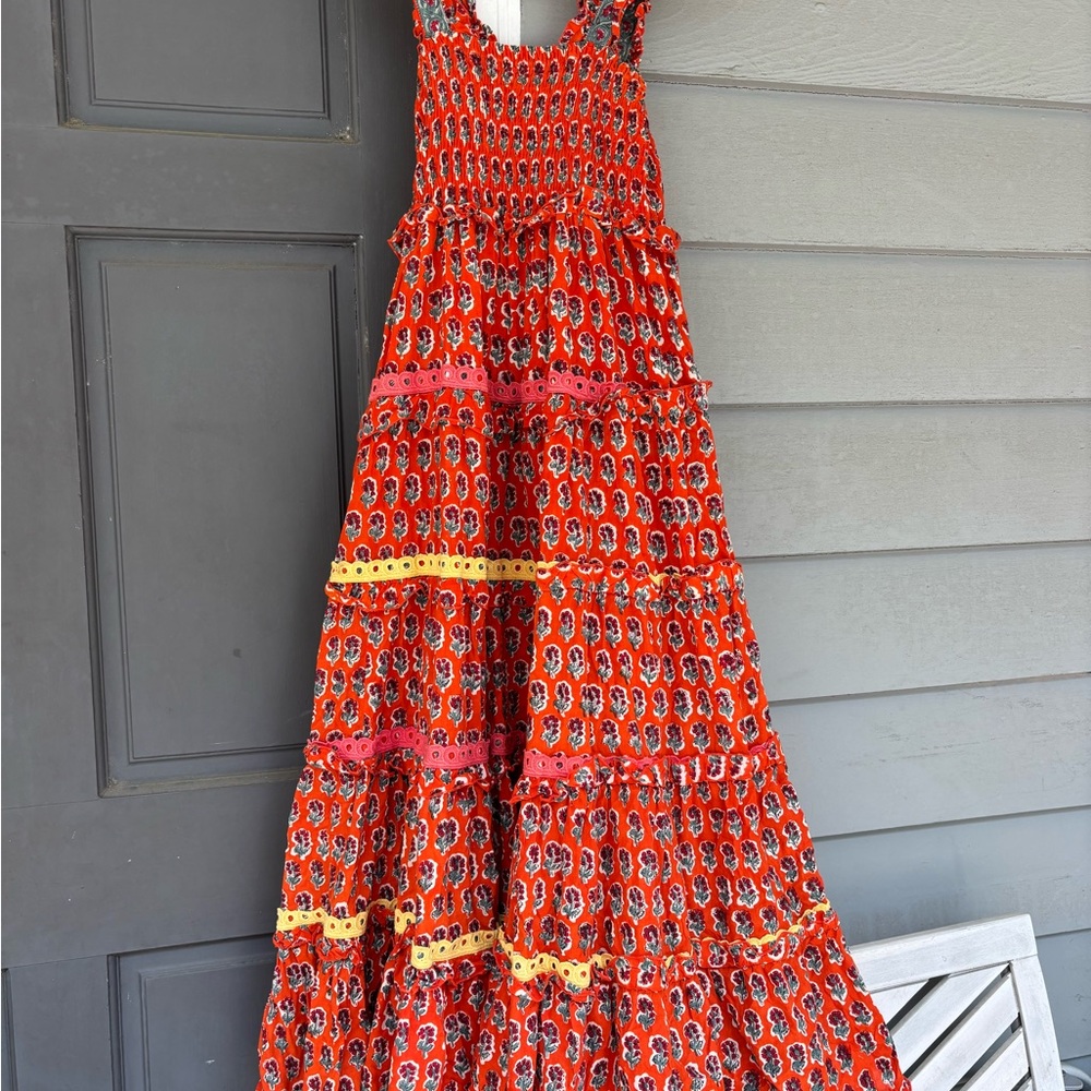 Colorful Sleeveless Maxi Dress
